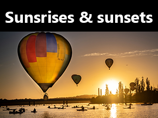 Sunrises and sunsets
